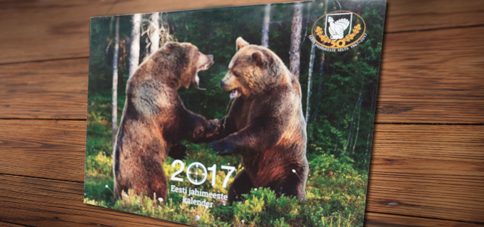 Eesti jahimeeste 2017 aasta kalender Eesti jahimeeste 2017 aasta kalender