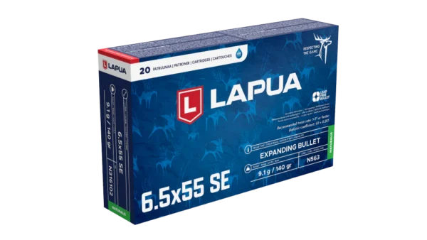6,5X55 LAPUA N563 NATURALIS 9,1 g