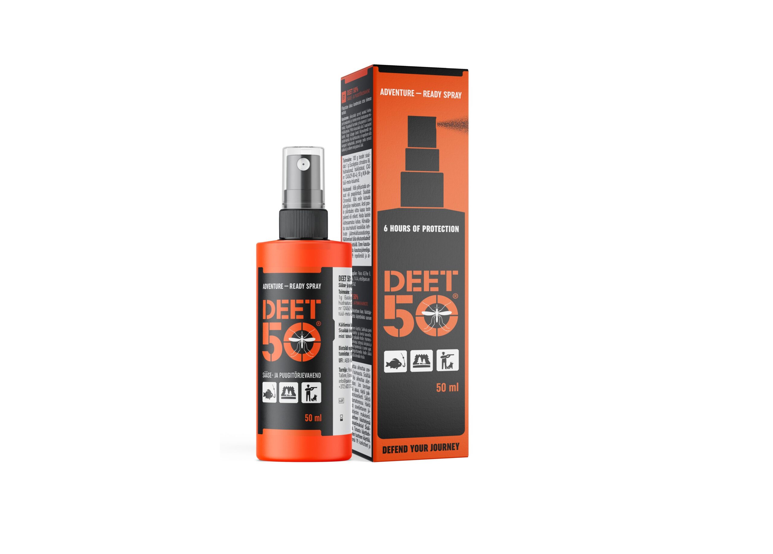 DEET 50% - 50ml Sääse- ja puugitõrjevahend