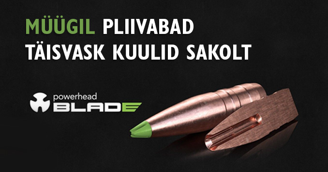 Read more about the article Pliivabad täisvask kuulid Sako Blade