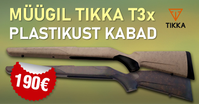 Read more about the article Tikka T3x plastikust kabad